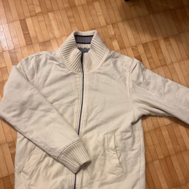 White winter gilet