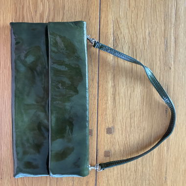 Gianni Chiarini patent leather handbag