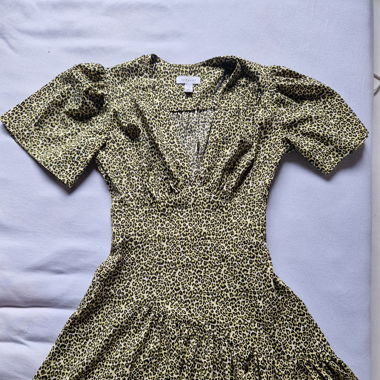 Kleid Petite Leopardenmuster