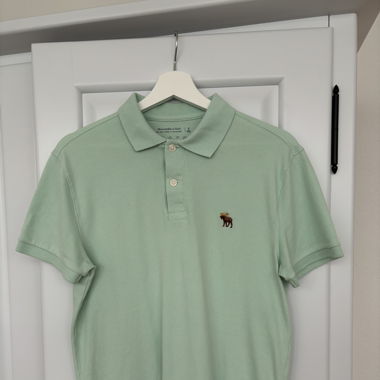 Polo-Shirt Abercrombie & Fitch mint-grün