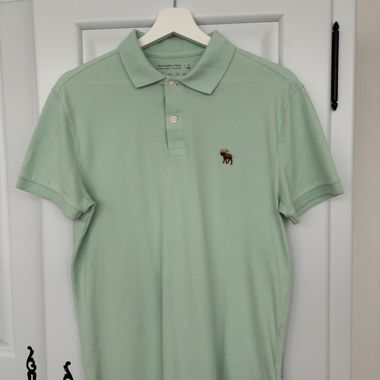 Polo-Shirt Abercrombie & Fitch mint-grün