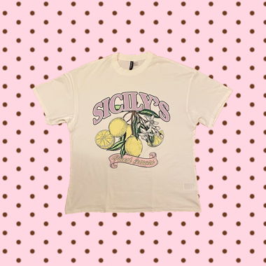 H&M Divided Sicily Zitronen-T-Shirt