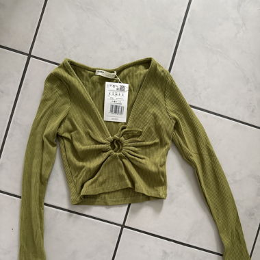 Pull&Bear Langarm Croptop