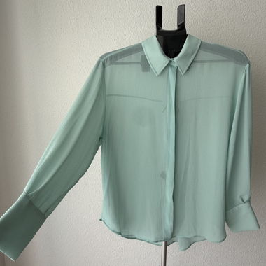Chemisier Zara vert menthe