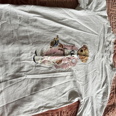 White T- Shirt with Polobear