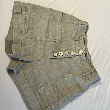 Leichte Khaki Stoffhosen