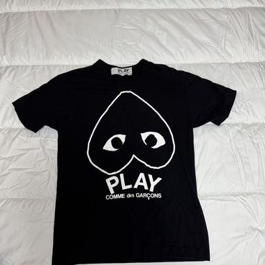T-shirt nero PLAY Comme des Garçons M
