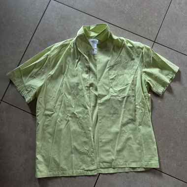 light green buttondown