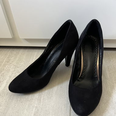 Pumps schwarz black 36 suede 