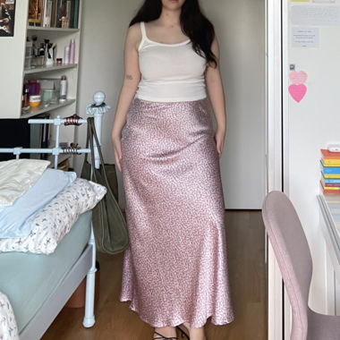 Satin maxi Skirt