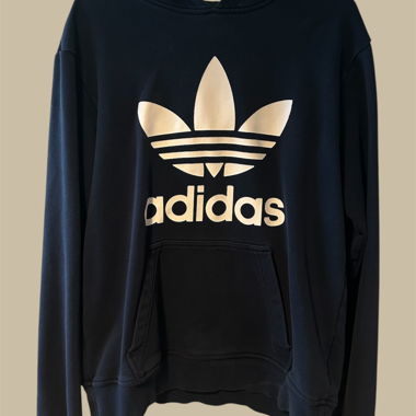 Felpa Adidas in blu scuro