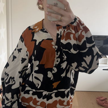 Langarm Bluse