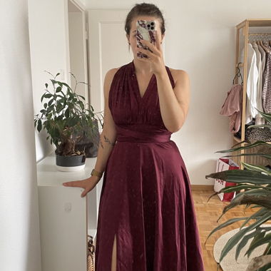 Abendkleid Bordeaux
