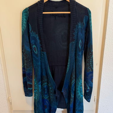 Desigual Peacock pattern Cardigan