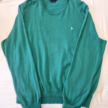 Polo Ralph Lauren Pima Cotton Knit in Teal/Green