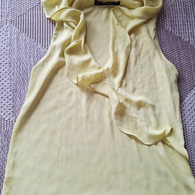 Top Senza Maniche Giallo