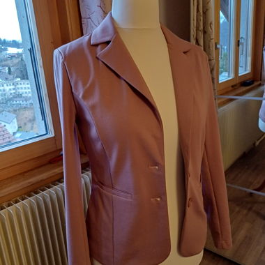 Blazer rosa antico da donna