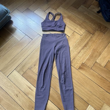 Oysho set sportivo marrone XS