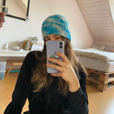Cuffia all'uncinetto