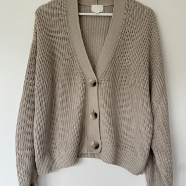 H&M beige Strickcardigan