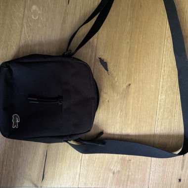 Black Lacoste Crossbody Bag