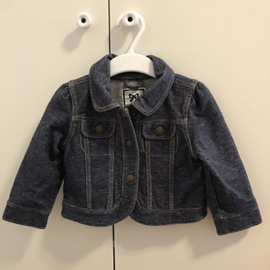 Dunkle Jeansjacke für Kinder
