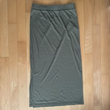 Bleistiftrock in Khaki