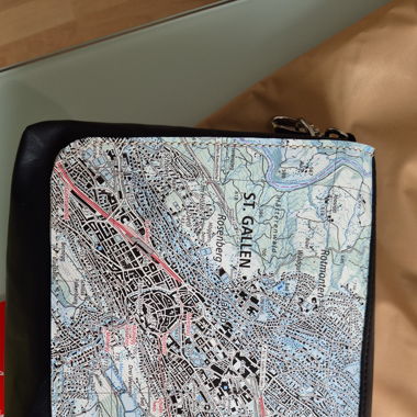 Landkarte Tasche Neuwertig