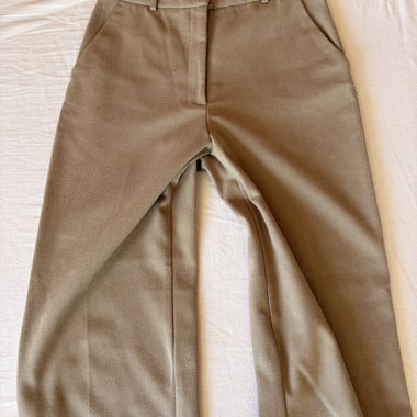 Zara Beige Fabric Pants EU S