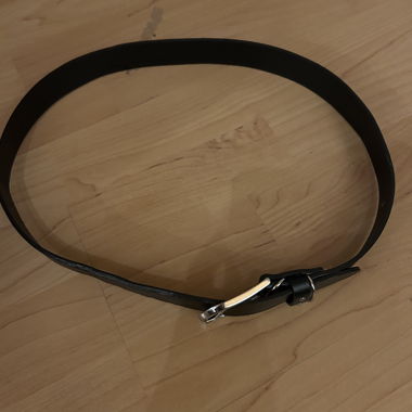 Ceinture en cuir noire