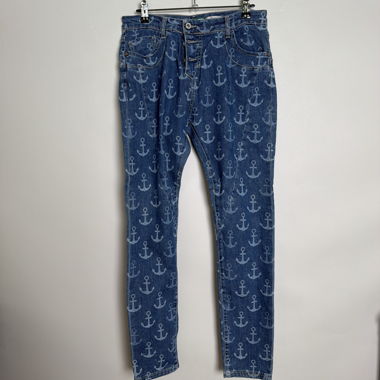 Jeans mit Ankerprint
