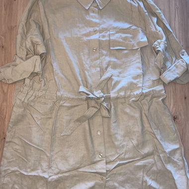 Abito camicia beige Comma