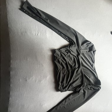 Crop top tally Weijl noir 