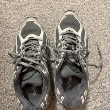 Grey Adidas sneakers