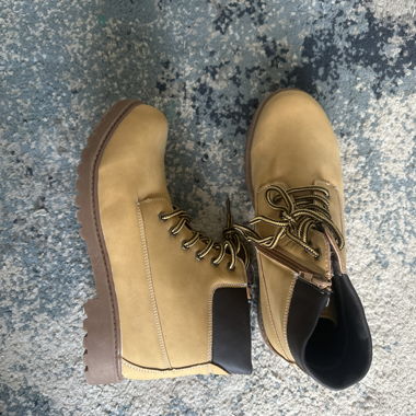 Beige Ankle Boots