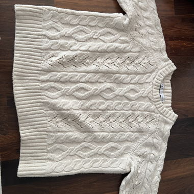 Zara cable knit sweater