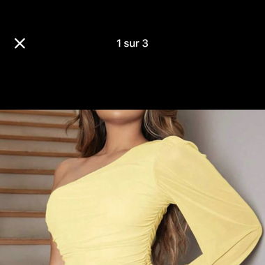 Robe jaune 
