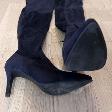 Bottes overknee bleu foncé