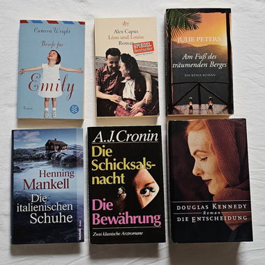 6 Bücher Romanmix