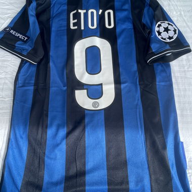 Inter Milan Maillot Eto’o 9 Finale CL 2010 Taille S