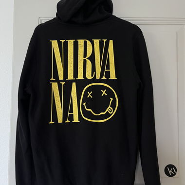 Felpa Nirvana con stampa posteriore