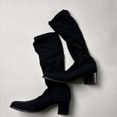 Stivali Vibram neri overknee