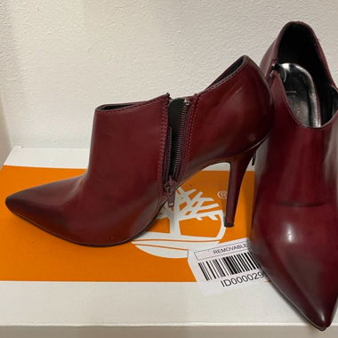 Stiefeletten Vera Blum, Nr. 37, Farbe bordeaux/rosa