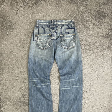 Dolce Gabbana Vintage Low Waist Baggy Jeans