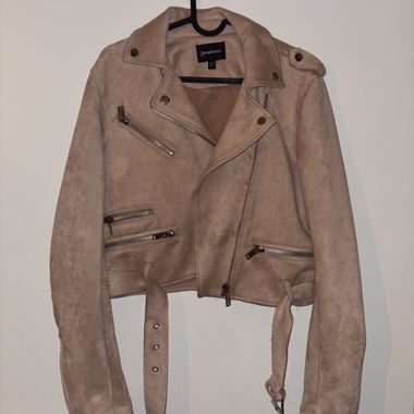 Veste effet daim