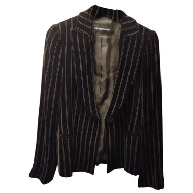 Blazer rigato Emporio Armani