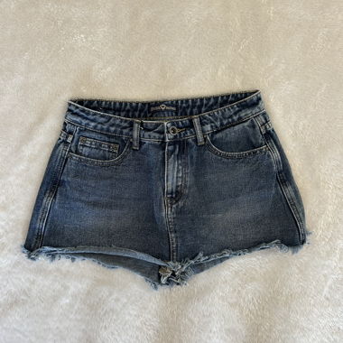 Mini-Skort aus Jeans Y2K 2000er Miss Bonbon Grösse S