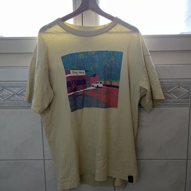T-shirt beige Pull&Bear