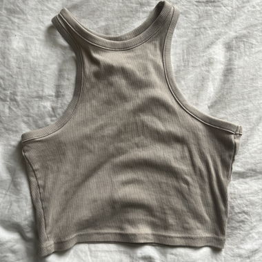 H&M beige Crop Top