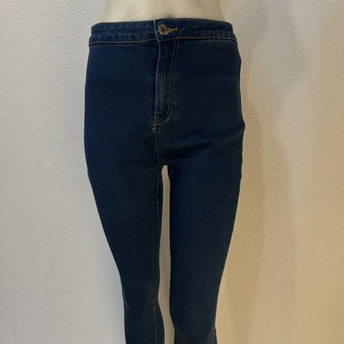 High Waist Skinny Jeans in Dunkelblau